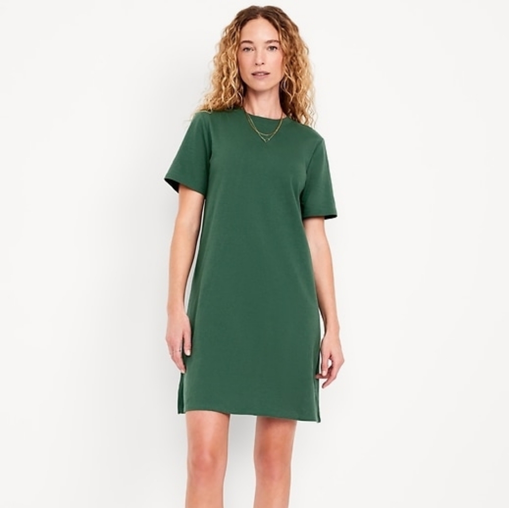 Old Navy Forest Green Mini Dress